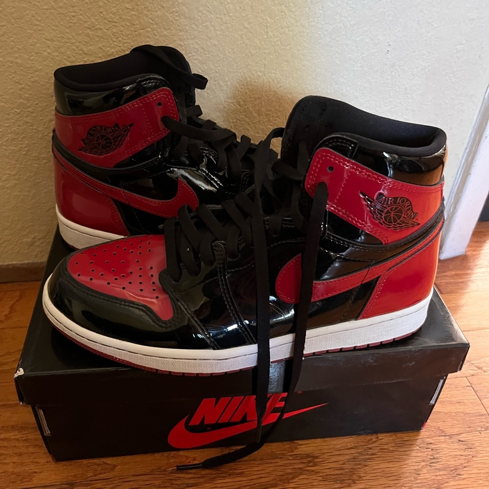 Nike Air Jordan 1 Retro High Og Bred Patent